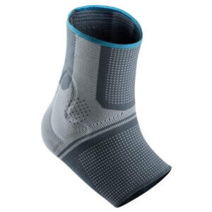 Malleo Go elastic knit and medical grade compression ankle brace.