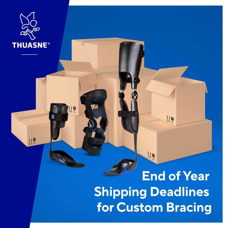 Customer Service Announcement End of Year Shipping Deadlines: Custom Bracing - Image